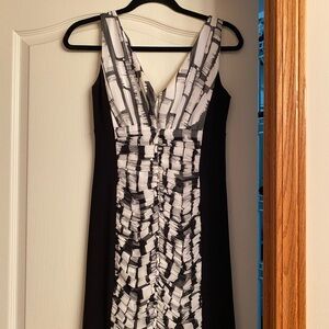 Black and white dress